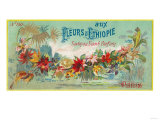 Fleurs D Ethiopie Soap Label - Paris, France