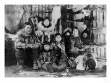 Buy Eskimo Family in Winter Igloo Photograph - Alaska at AllPosters.com