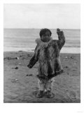 Buy Eskimo Child on Beach Photograph - Alaska at AllPosters.com