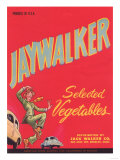 Jaywalker Vegetable Label - Los Angeles, CA