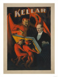 Kellar Devil and Demons with Magic Book Poster