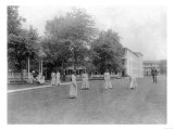 Girls Play Croquet at Carlisle Indian School Photograph - Carlisle, PA