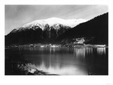 Buy Juneau, Alaska View of Town Mine at Night Photograph - Juneau, AK at AllPosters.com