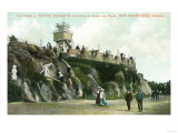Sutro Heights Parapet overlooking Famous Seal Rocks - San Francisco, CA