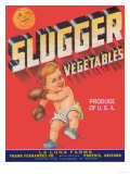Slugger Vegetable Label - Phoenix, AZ Premium Poster