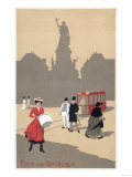 Buy Place de la Republique Art Deco Scene - Paris, France at AllPosters.com