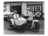 Men on Harley Davidson Motorcycle with Sidecar - Indianapolis, IN