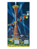 Buy Space Needle Worlds Fair Poster - Seattle, WA at AllPosters.com