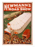 Newmann's Famous Magic Road Tent Show Poster