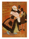 Buy Nashville Students & Minstrel Carnival Blacks Poster No.2 at AllPosters.com