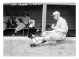 Rube Marquard & Rube Jr., Brooklyn Dodgers, Baseball Photo - New York, NY