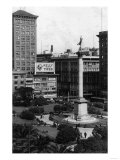 Aerial View of Union Square - San Francisco, CA