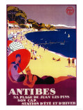 Buy Antibes Vintage Poster - Europe at AllPosters.com