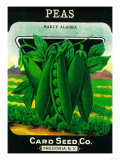 Peas Seed Packet