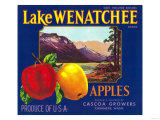Buy Lake Wenatchee Apple Label - Cashmere, WA at AllPosters.com