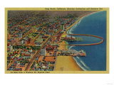 Auditorium, Beach, and Rainbow Pier - Long Beach, CA