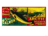 Buy Arctic Salmon Can Label - Nushagak, AK at AllPosters.com
