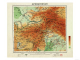 Buy Afghanistan - Panoramic Map - Afghanistan at AllPosters.com
