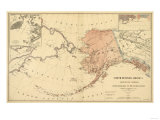 Buy Alaska - Panoramic State Map at AllPosters.com