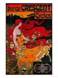 American Crescent Vintage Poster - Europe