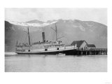 View of the SS City of Seattle at the Dock - Fort Seward, AK