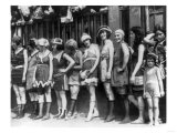 Women and Girl in Bathing Beauty Contest Photograph - Washington, DC