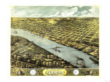 Buy Atchison, Kansas - Panoramic Map at AllPosters.com