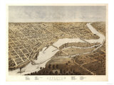 Buy Appleton, Wisconsin - Panoramic Map at AllPosters.com