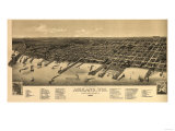 Buy Ashland, Wisconsin - Panoramic Map at AllPosters.com