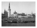 View of the Kremlin and the Moscow River Photograph - Moscow, Russia
