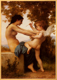 Girl Defending Herself Against Love