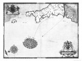 Buy Map No. 1 Showing the Route of the Armada Fleet, Engraved by Augustine Ryther, 1588 at AllPosters.com
