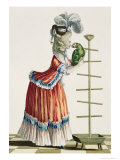 Buy Elegant Woman in a Caraco a La Polonaise and a Hat a La Devonshire at AllPosters.com