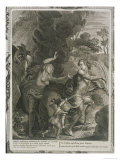 Orpheus, Leading Eurydice Out of Hell, Looks Back Upon Her and Loses Her Forever, 1731