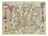 The Kingdome of Scotland, Engraved by Jodocus Hondius