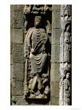 Buy King David, Detail from the Portico de Las Platerias at AllPosters.com