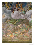 Buy Olympus and Zeus Destroying the Rebellious Giants, Walls of the Sala Dei Giganti, 1530-32 at AllPosters.com