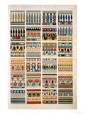 Egyptian No 4, Plate VII, from The Grammar of Ornament by Owen Jones
