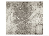 Buy Map of Florence, 1584 at AllPosters.com