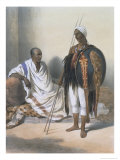 Buy Abyssinian Priest and Warrior, the Valley of the Nile, Engraved by Lemoine, c.1848 at AllPosters.com