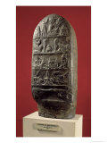 Kudurru of King Melishikhu II Depicting Babylonian Emblems, from Susa