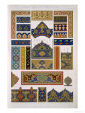 Buy Persian No 3, Plate XLVI, from The Grammar of Ornament by Owen Jones at AllPosters.com