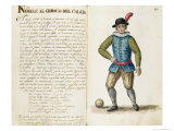 Buy Nobleman Playing Football, Venetian at AllPosters.com