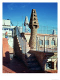 Buy View of the Chimneys on the Western Sector of the Roof of the Palace, 1885-89 at AllPosters.com