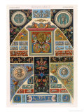 Renaissance Style Plate from Polychrome Ornament, Engraved by F. Durin, c.1869