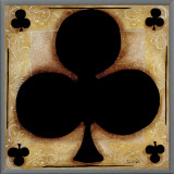Clubs Poker Poster