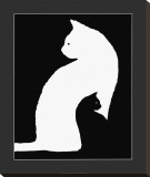 Big White Cat, Small Black Cat