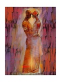 Abstract Embrace in Red