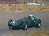 Roy Salvadori Driving Aston Martin in Dutch Grand Prix at Zandvoort