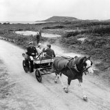 Buy Queen Elizabeth and Prince Charles Touring the Scilly Isles 1967 in a Horse Drawn Cart at AllPosters.com